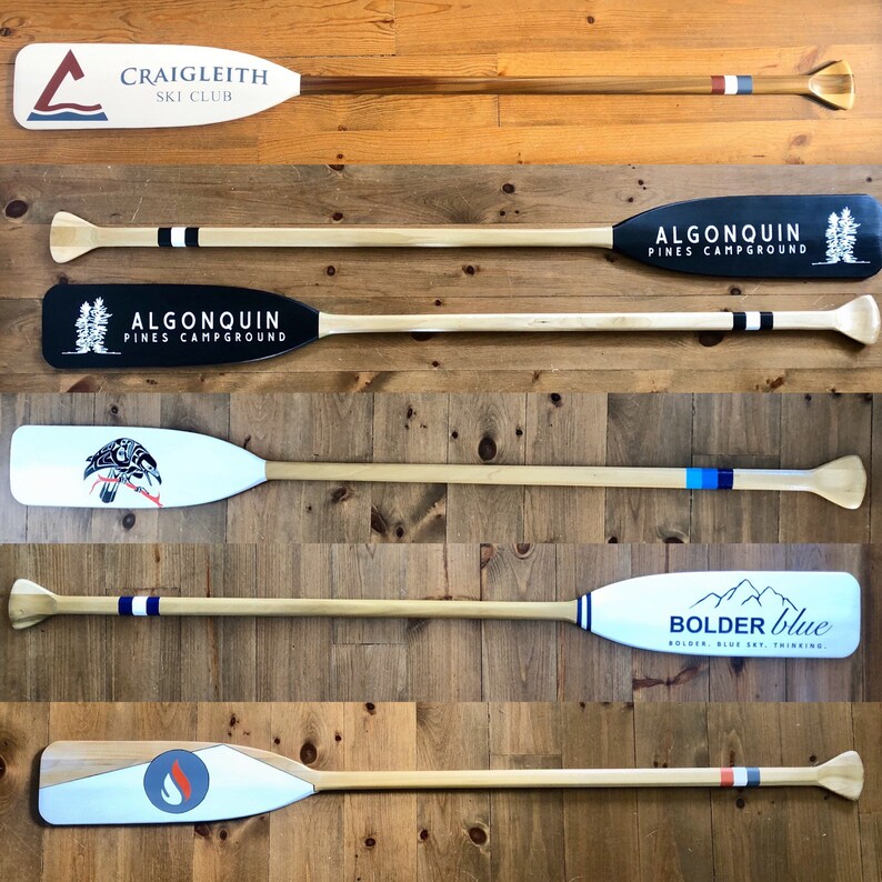 Custom Oars // Hand Painted Canoe Paddle // Canoe Oar // Home Etsy