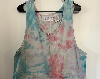 Puddles Upcycled Ice Tie-dye Jumper Dress