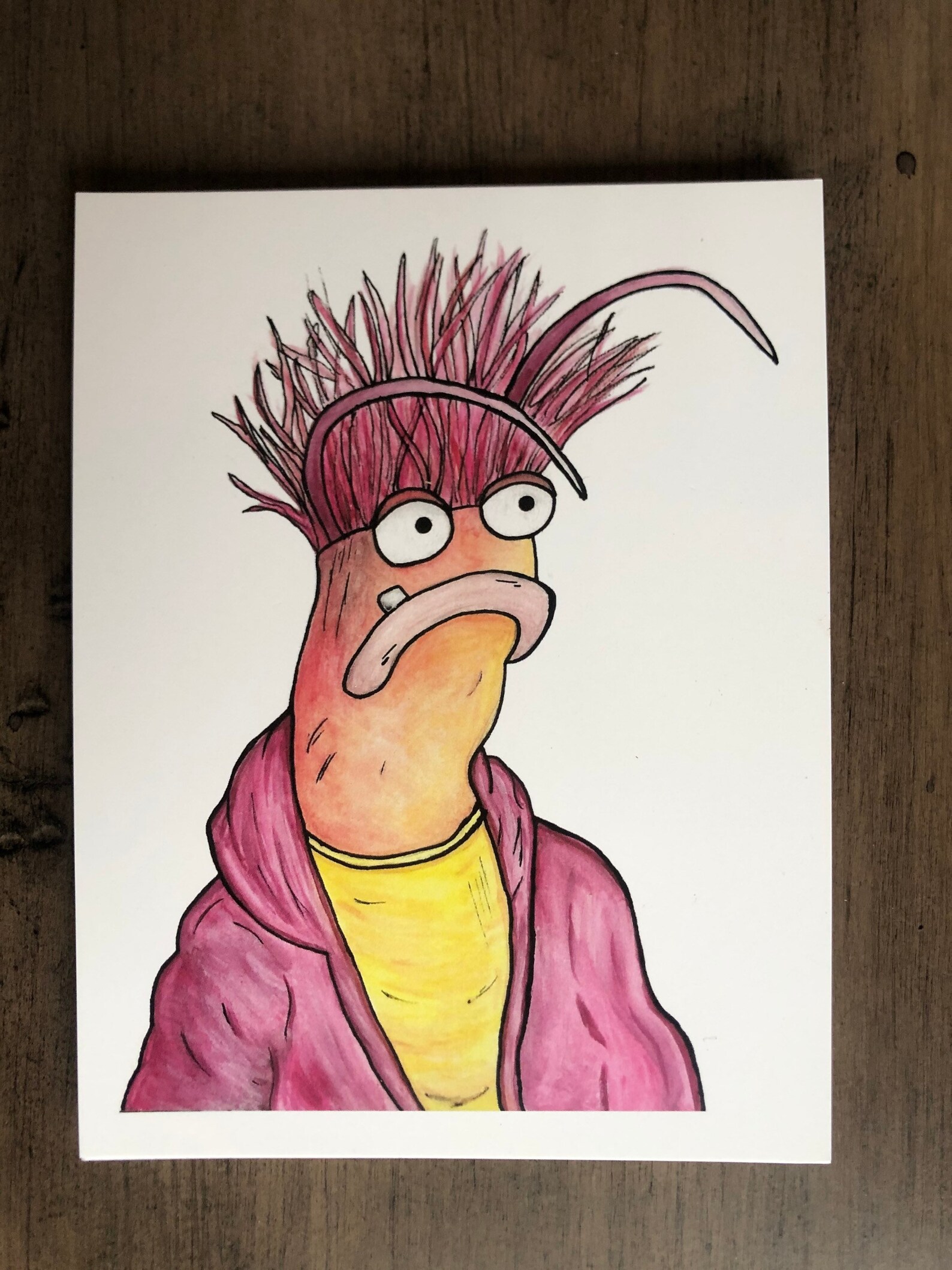 Pepé the King Prawn Glossy Art Print | Etsy