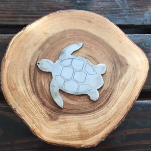 Wood Turtle Tortoise Ornament Christmas Holiday Gift