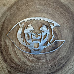 Handgemachte Holz Fußball Chicago Bears Ornament Urlaub Geschenk