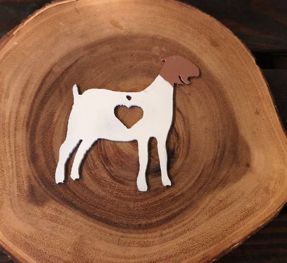 Ornament - Boer Goat Raw Wood Ornament - Boer Goat Raw Wood