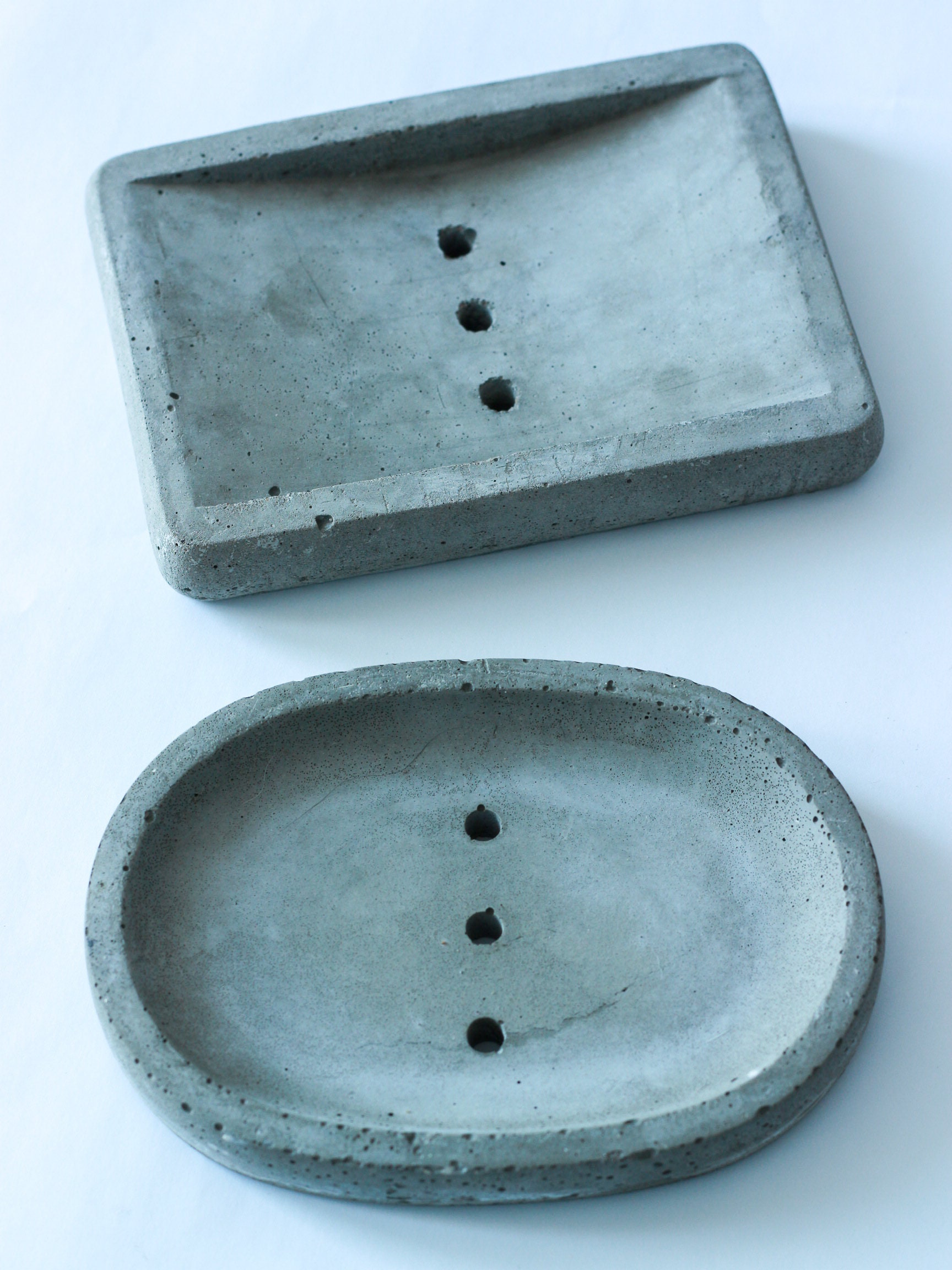 Soap Dish concrete soap dish with drainage holes kitchen and Etsy