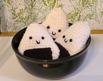 Onigiri - Peluche au crochet faite main