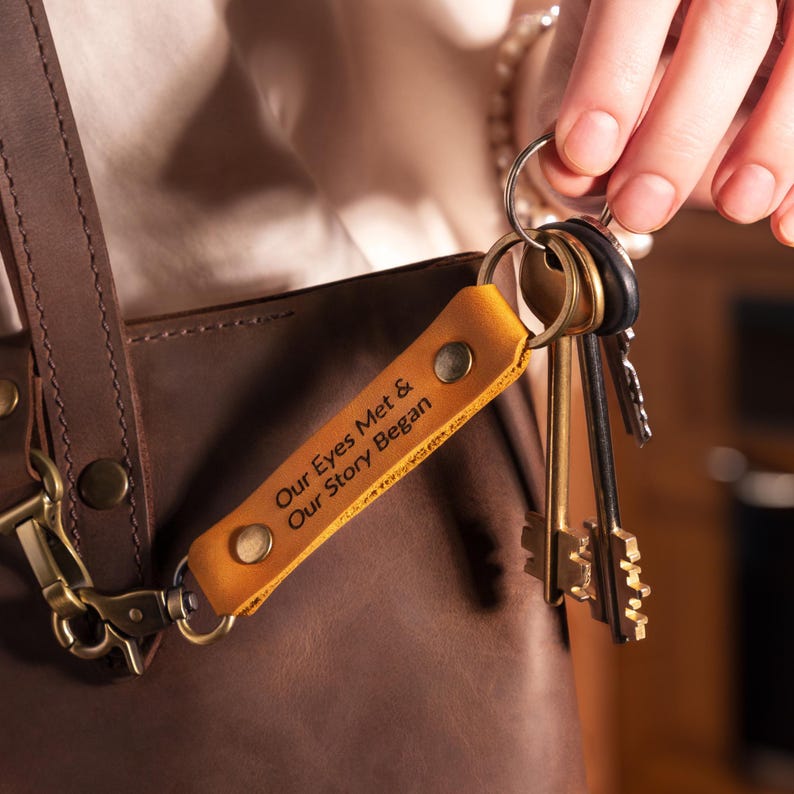 Personalized leather key fob Bible verse gifts, Gifts for Pastor, Him, Men, Gifts ideas for Men, Monogrammed Psalm image 14
