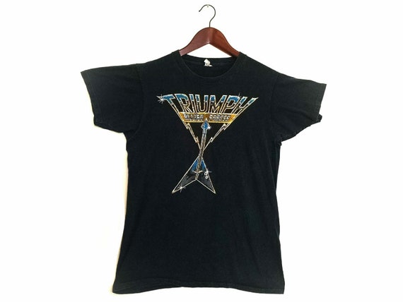 Vintage 1982 Triumph Allied Forces World Tour Concert Tshirt