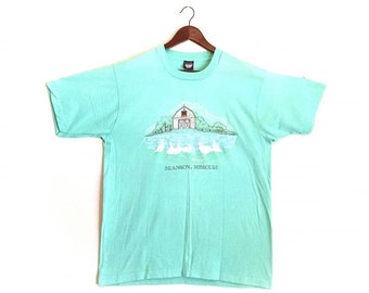 1980s thin Missouri country farm souvenir tshirt