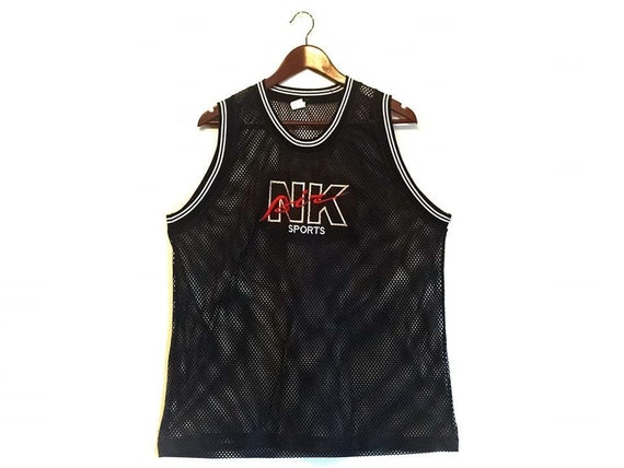 Vintage 1990s bootleg Nike Air NK Air Sports tank… - image 1