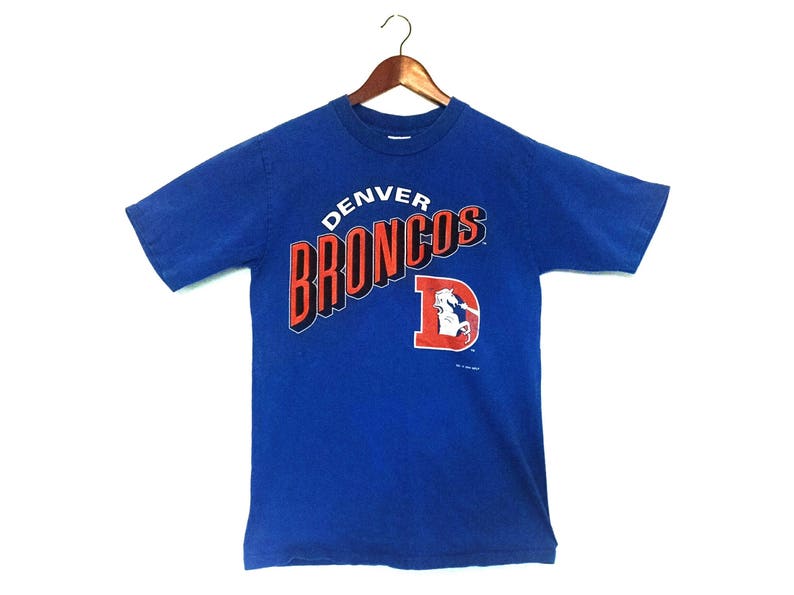 Vintage 1994 Denver Broncos NFL Tshirt // Vintage Denver - Etsy Norway
