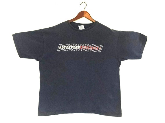 Vintage Tommy Hilfiger logo distressed t-shirt //… - image 1