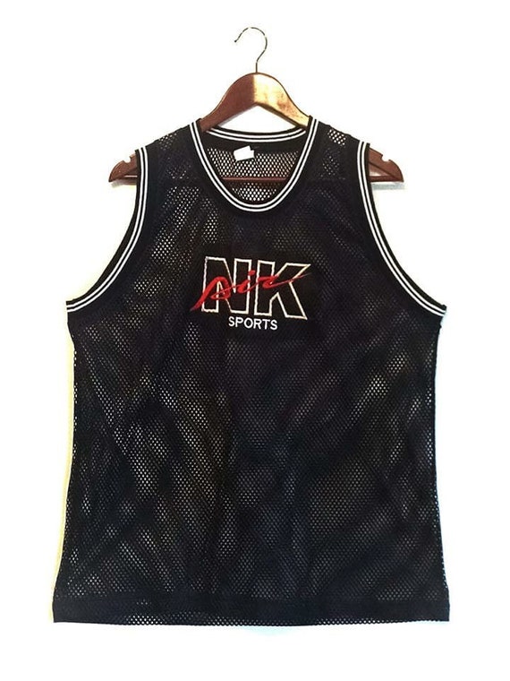 Vintage 1990s bootleg Nike Air NK Air Sports tank… - image 3