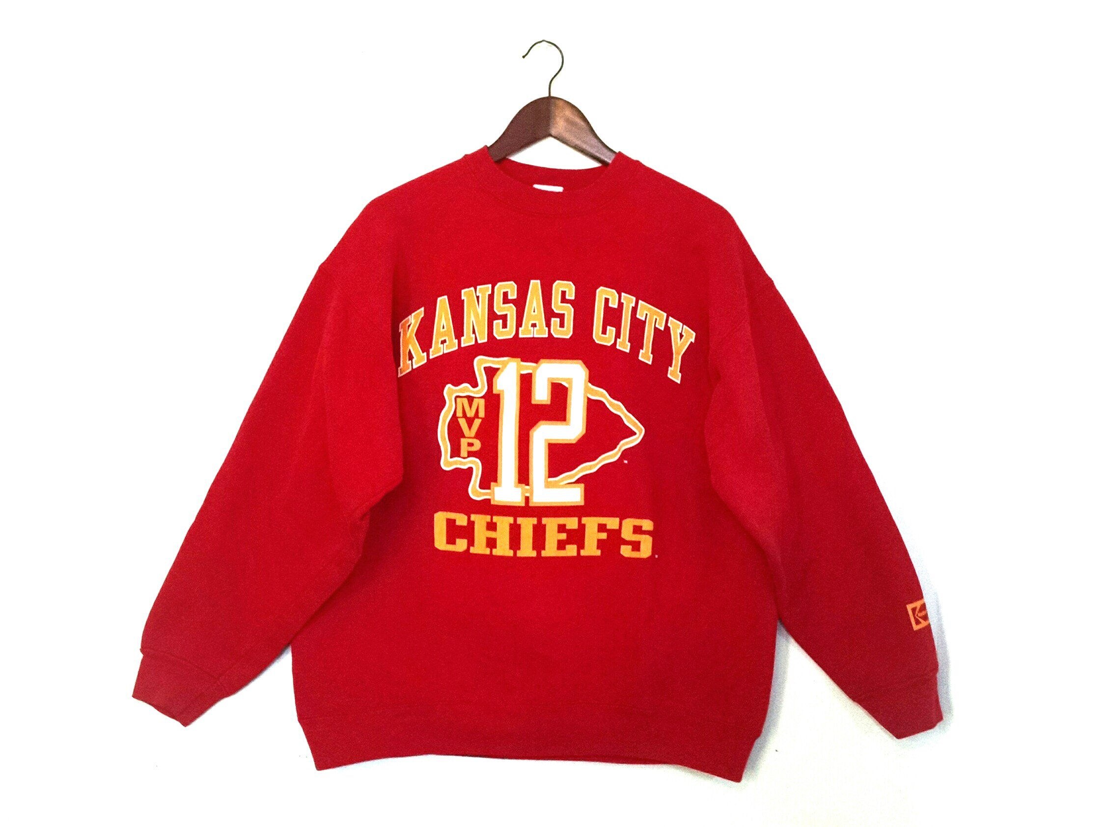 vintage kansas city chiefs sweatshirt