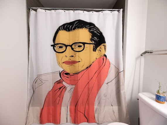 Jeff Goldblum Shower Curtain Etsy UK