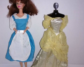 Disney Beauty And The Beast Belle Doll With Original Dress Etsy