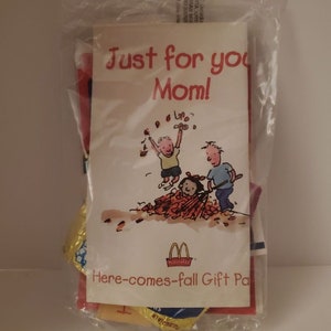 Vintage Mcdonald&#39;s Just For You Mom! Here-Comes-Fall Gift Pack Sampler - Unopened