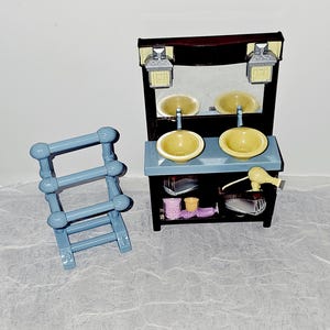 Fisher Price Loving Family Bathroom Sink and Towel holder