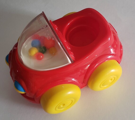 fisher price red and yellow car
