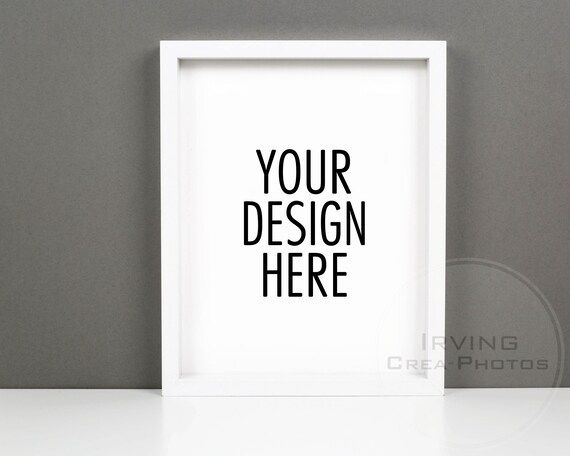 Frame Mockup White Frame Mock Up Modern Poster Mockup