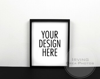 Download Free Frame Mockup Minimalist Black Frame Mock Up Modern Poster Mockup Portrait Vertical Black And White Quote Poster Styled Photography Stock All Free Psd Mockups PSD Mockup Template