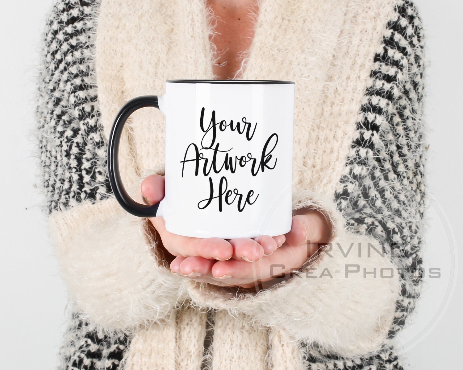 Mug Mockup White Mug Mockup Woman Holding Mug 11oz Coffee Mug Etsy