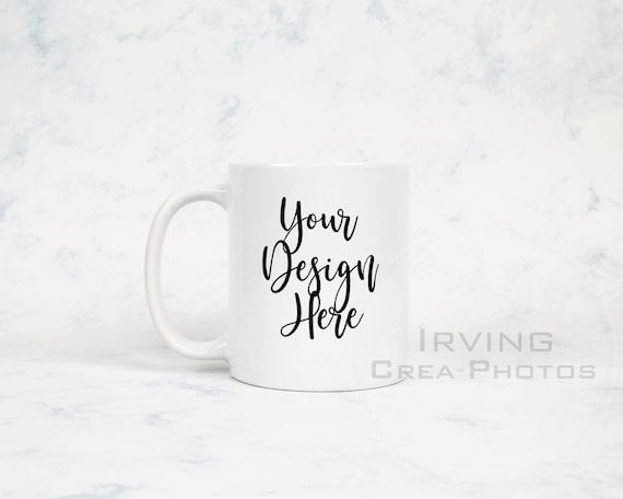 Mug Mockup White Mug Mockup 11oz Mug Coffee Mug Mock Up Marble Etsy