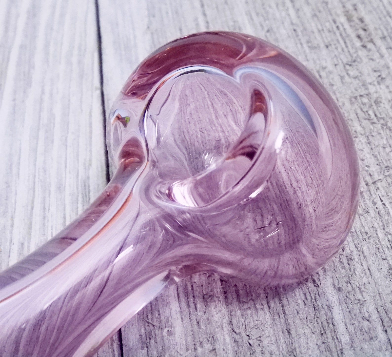 Girly Glass Pipes Pink Thick Glass Smoking Pipes Pipes for Etsy