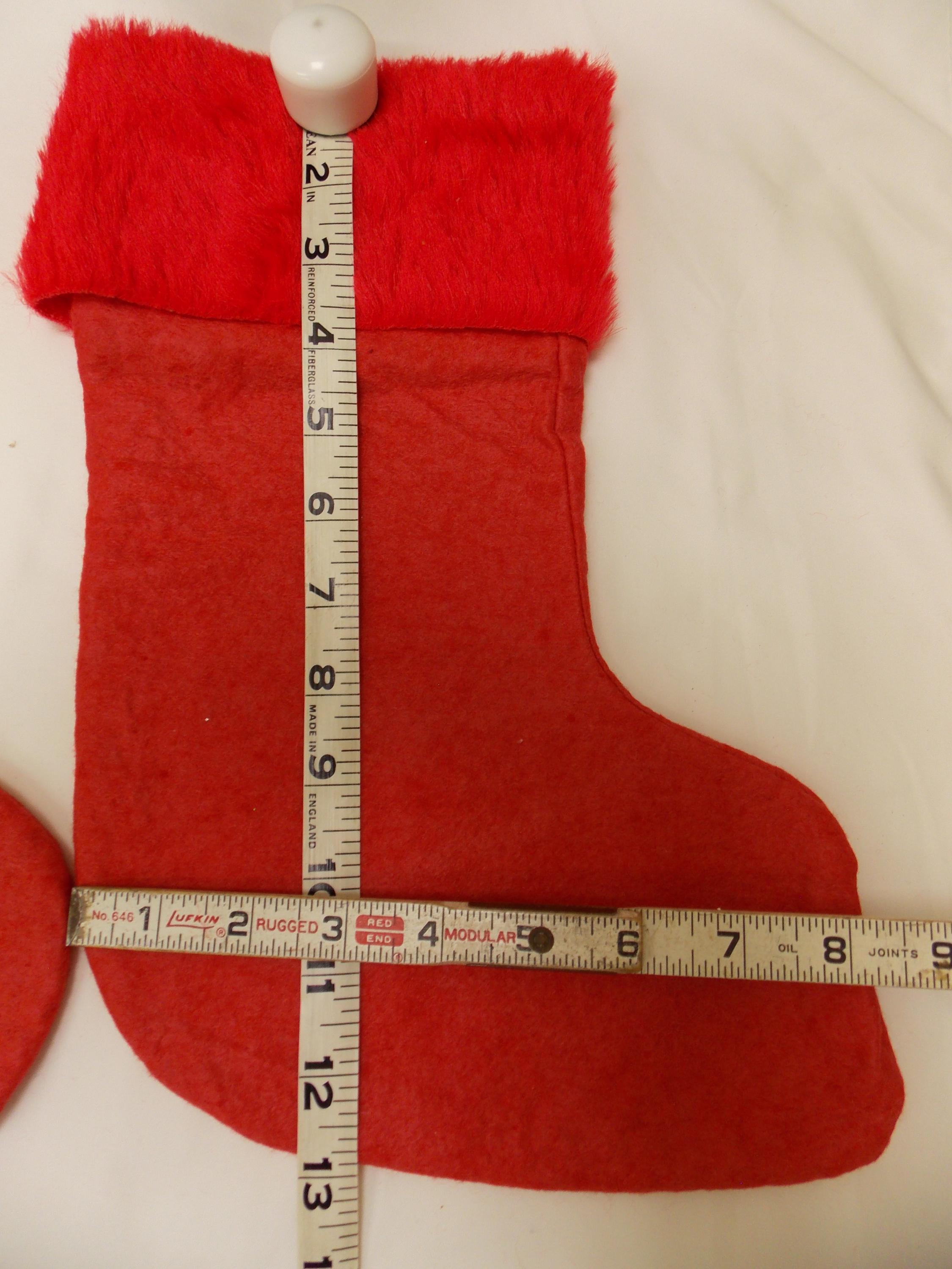 Fabric Fur/Red Stocking