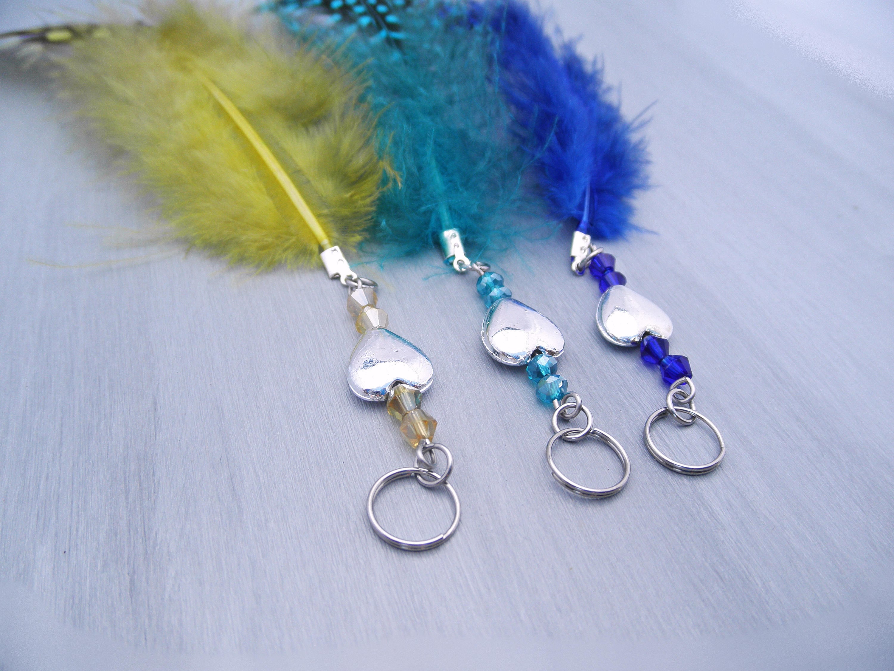 Horse Bridle Charm With Feathers and Crystals Love Charm Etsy