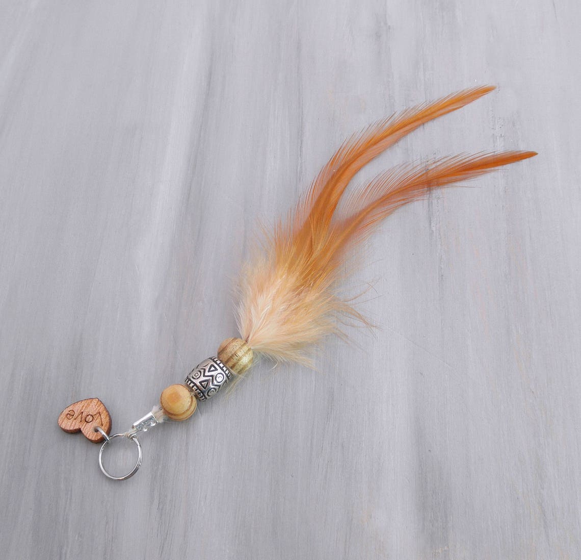 Horse Bridle Charm With Feathers Wooden Love Charm Horse Etsy