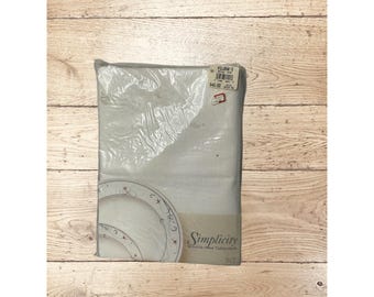 Filene's Tablecloth By Bardwil Off White Oblong 52 X70 Poly Cotton New Old Stock