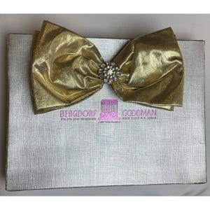 Gold Lame Bows Clip In - Etsy display picture 2