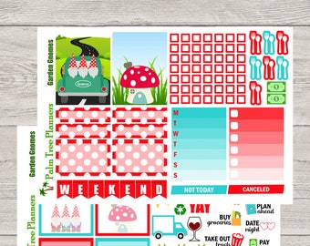 Sticker Liebe Elfen Planersticker Journal Sticker Sticker Zwerge Aufkleber Bullet Journal Gnome Valentinstag Sticker Set Schreibwaren Stickers