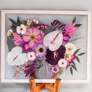 Wedding Bouquet Preservation Gift Certificate: Pressed Flowers (PDF)