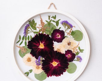 Pressed Bridal Bouquet: Framed Wedding Flowers in Resin