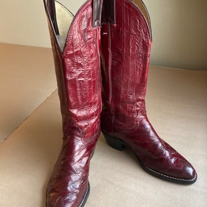 Eel cowboy boots best sale