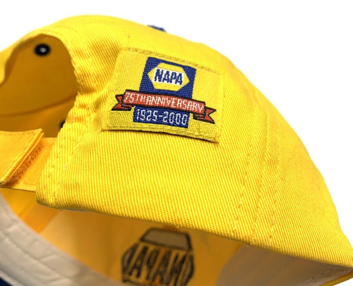 Vintage NAPA Auto Parts Hat Cap 75th Anniversary 19252000 Etsy