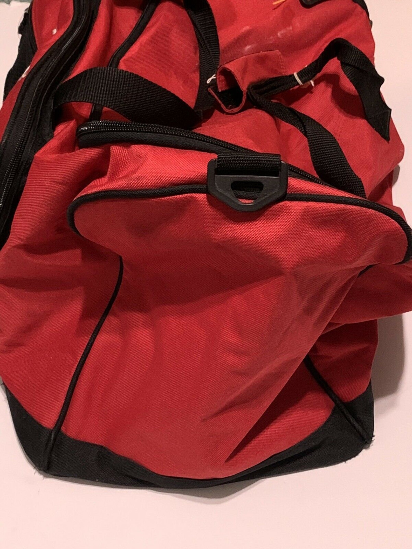 Vintage Starter Duffle Bag Red 1990s Basketball Gym Bag Etsy