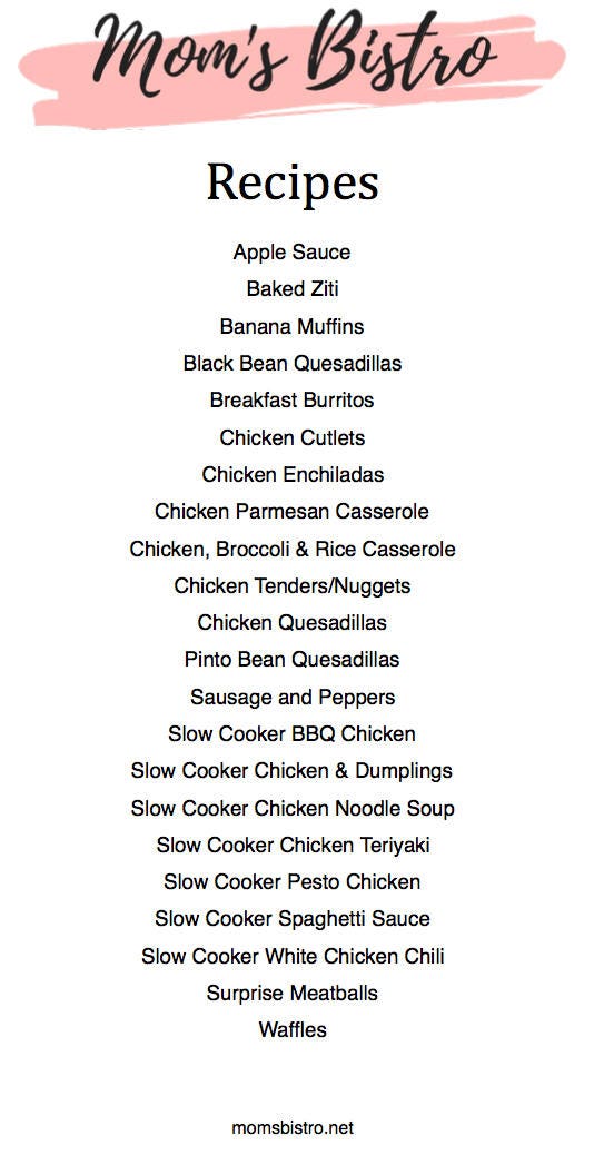 Freezer Meal Plan 2017 Detailed Freezer Meal Planning Guide With