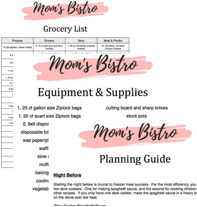 Freezer Meal Plan 2017 Detailed Freezer Meal Planning Guide With
