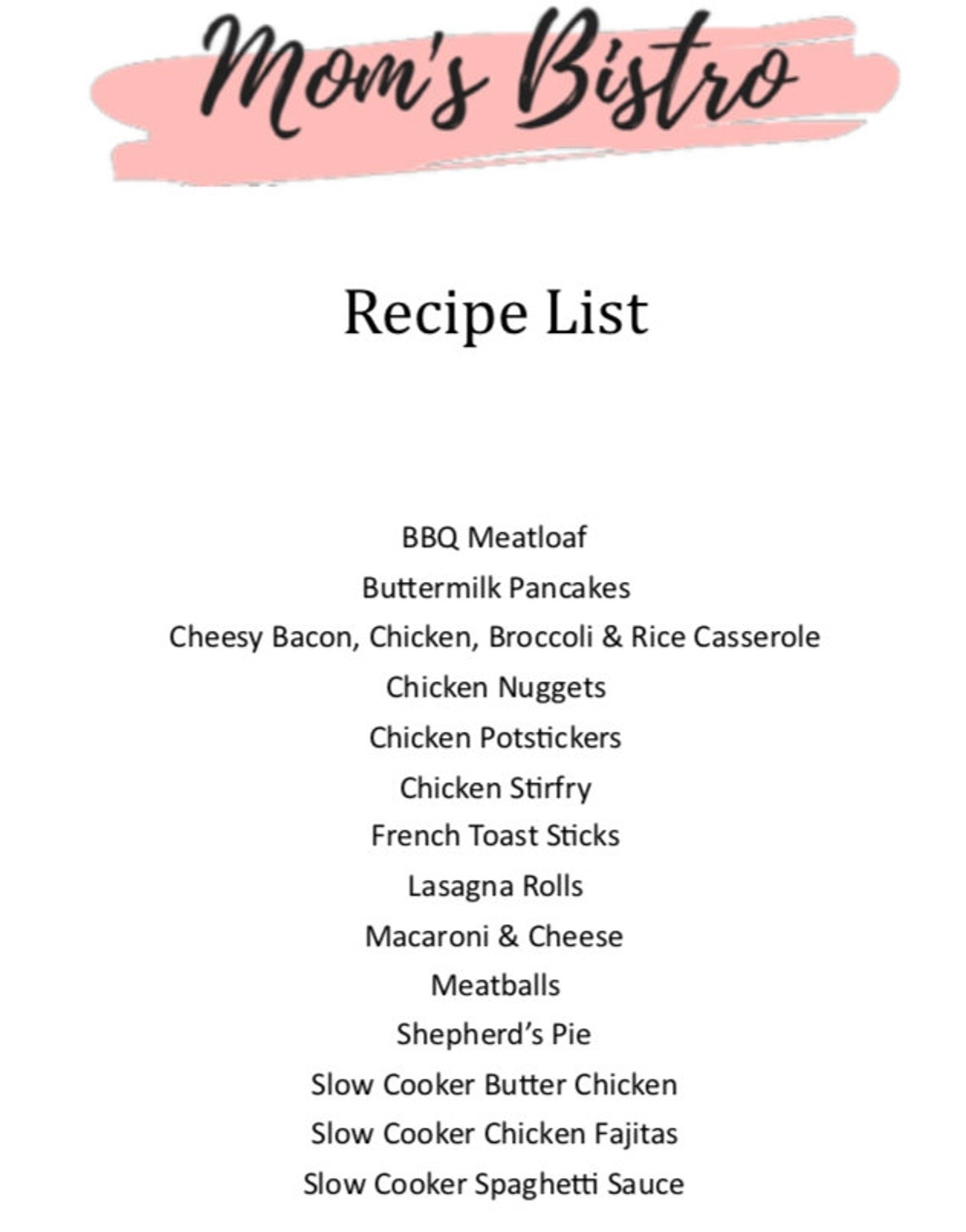 Freezer Meal Plan 2018 Detailed Freezer Meal Planning Guide - Etsy