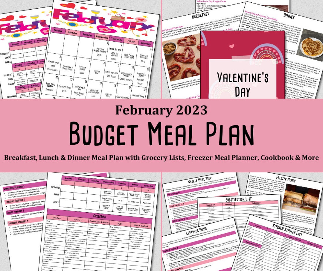 Budget Meal Plan Grocery List February Meal Planner Budget Meal budget-meal-plan-grocery-list-february-meal-planner-budget-meal