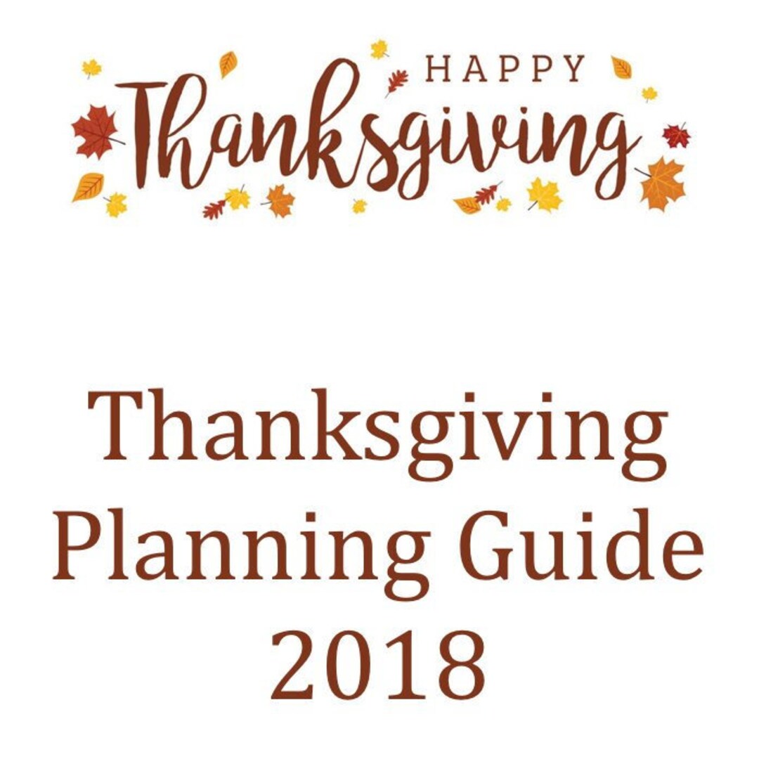 2018 Ultimate Thanksgiving Guide E-book 60 Page - Etsy