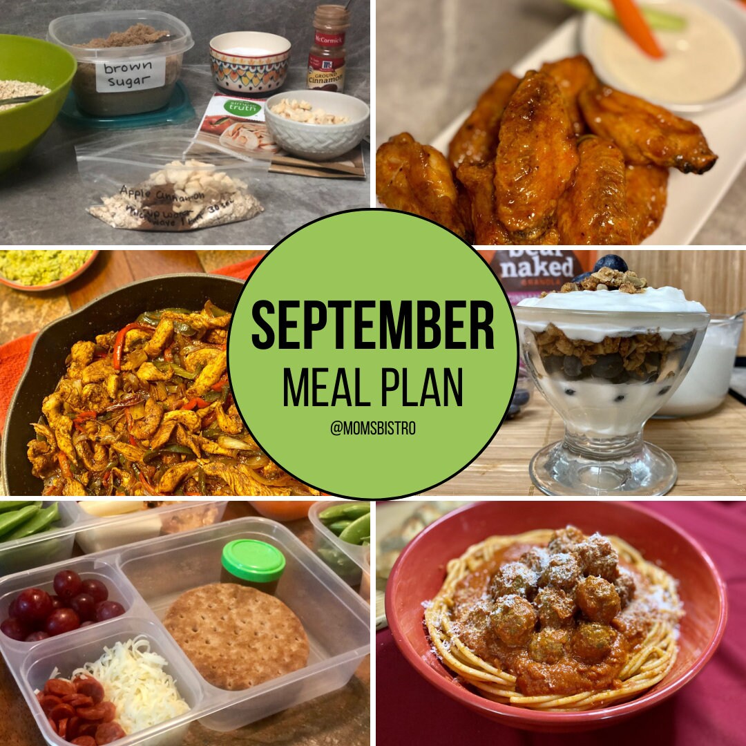 September 2022 Meal Plan Cookbook Printable Weekly Meal Plan And 