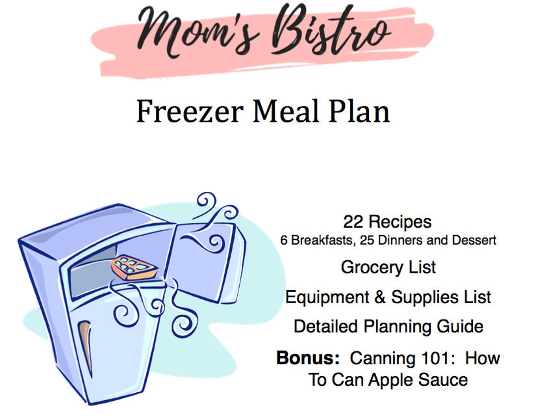 Freezer Meal Plan 2017 Detailed Freezer Meal Planning Guide With