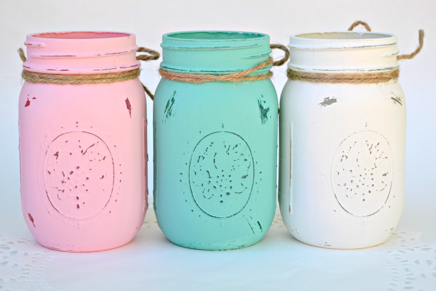 Painted Mason Jars Mason Jars Bulk Spring Decor Spring Etsy