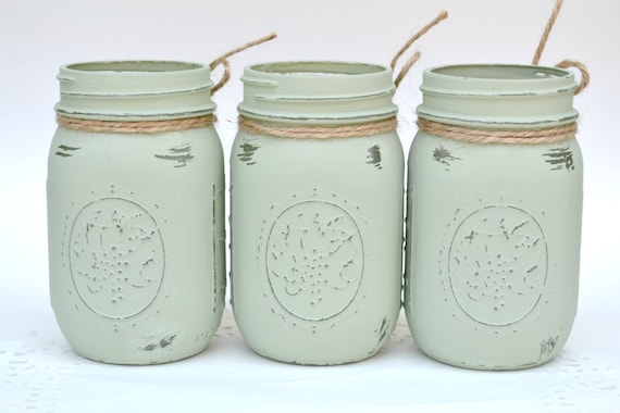 Mason Jar Decor Mason Jars Bulk Painted Mason Jars Painted 