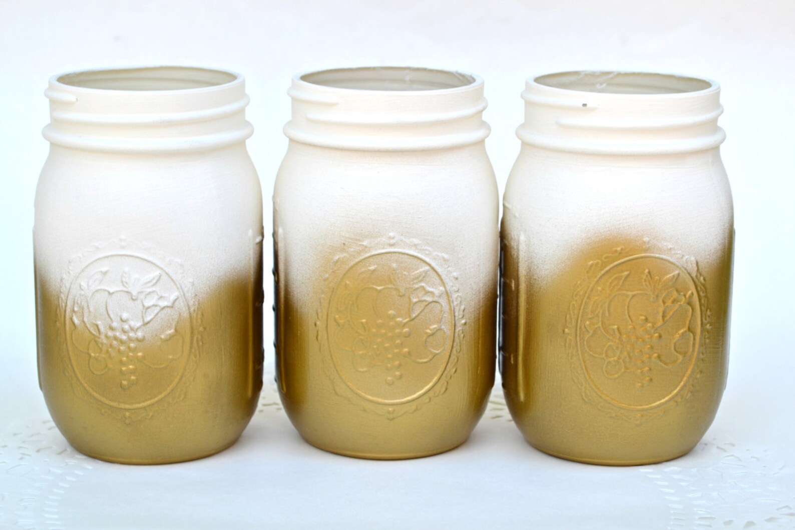 Masons Jars Metallic Mason Jars Mason Jar Bulk Painted Etsy