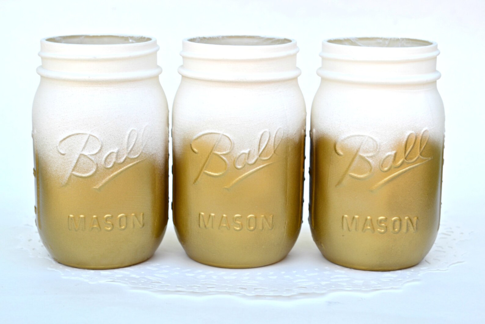 Masons Jars Metallic Mason Jars Mason Jar Bulk Painted Etsy