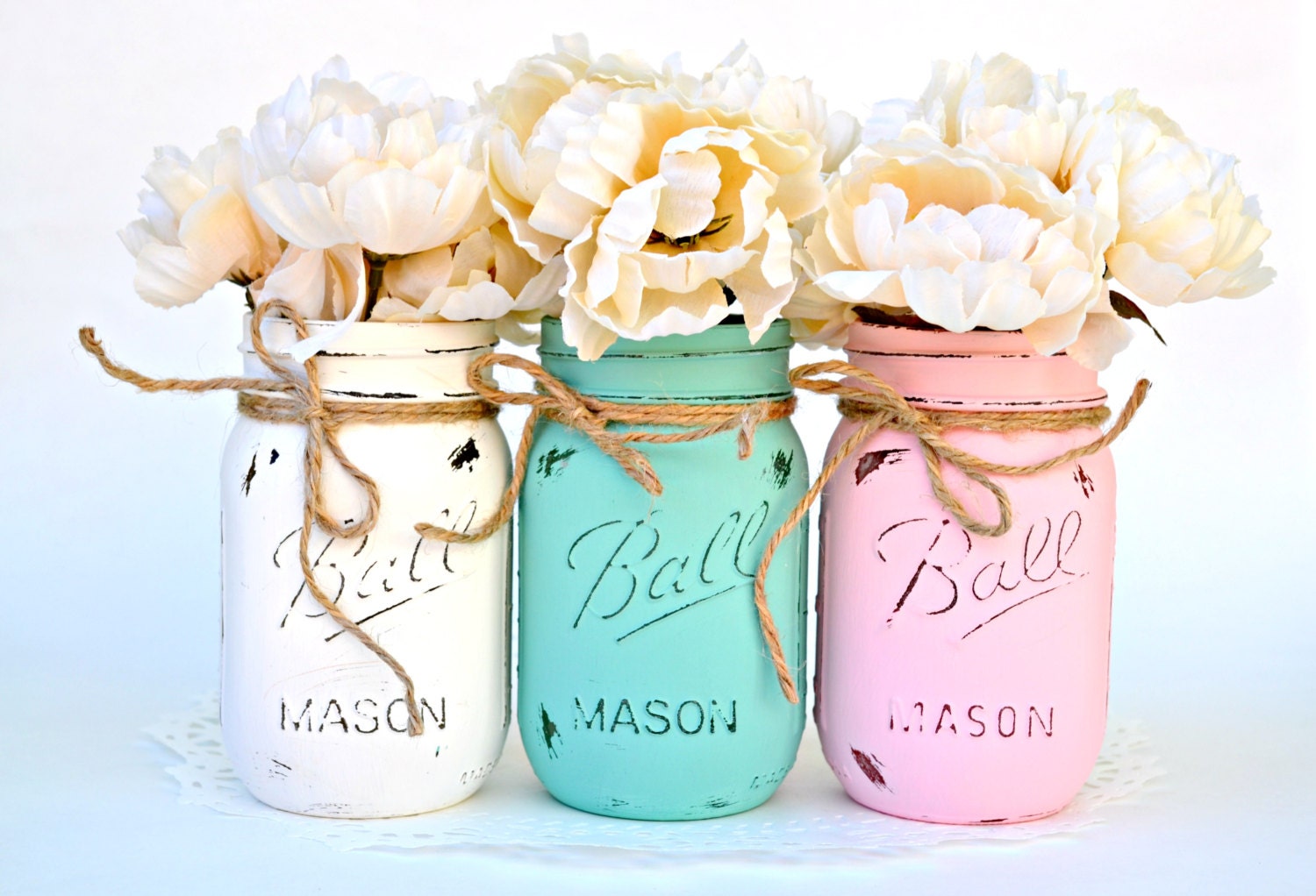 Mason Jar Decor Mason Jars Bulk Painted Mason Jars Painted 