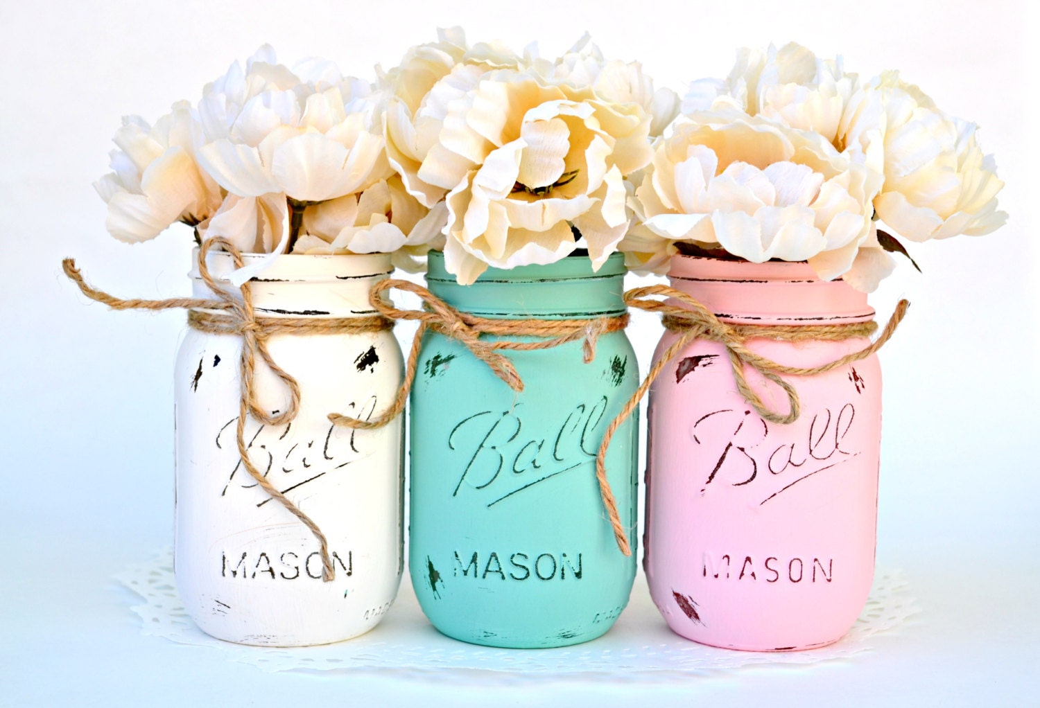 Painted mason jars mason jars bulk spring decor spring etsy